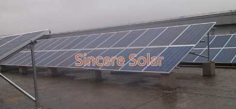 Cement Flat Roof Solar Mounting System
